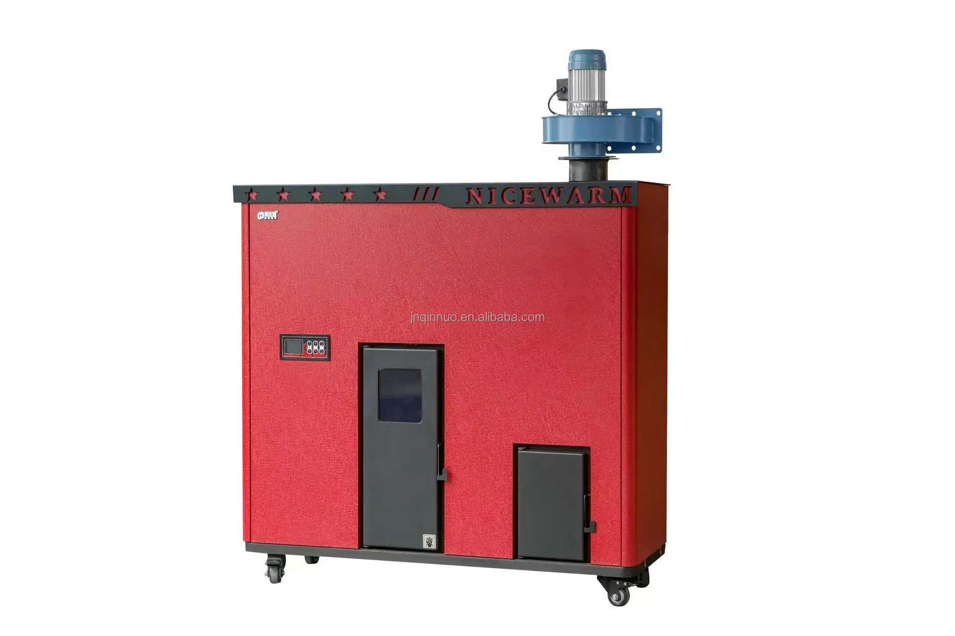 High Efficiency Pellet Stove Indoor Fireplaces Fire Heaters Burner Biomass Pellet Warm Wind Particle Furnace for Home Use