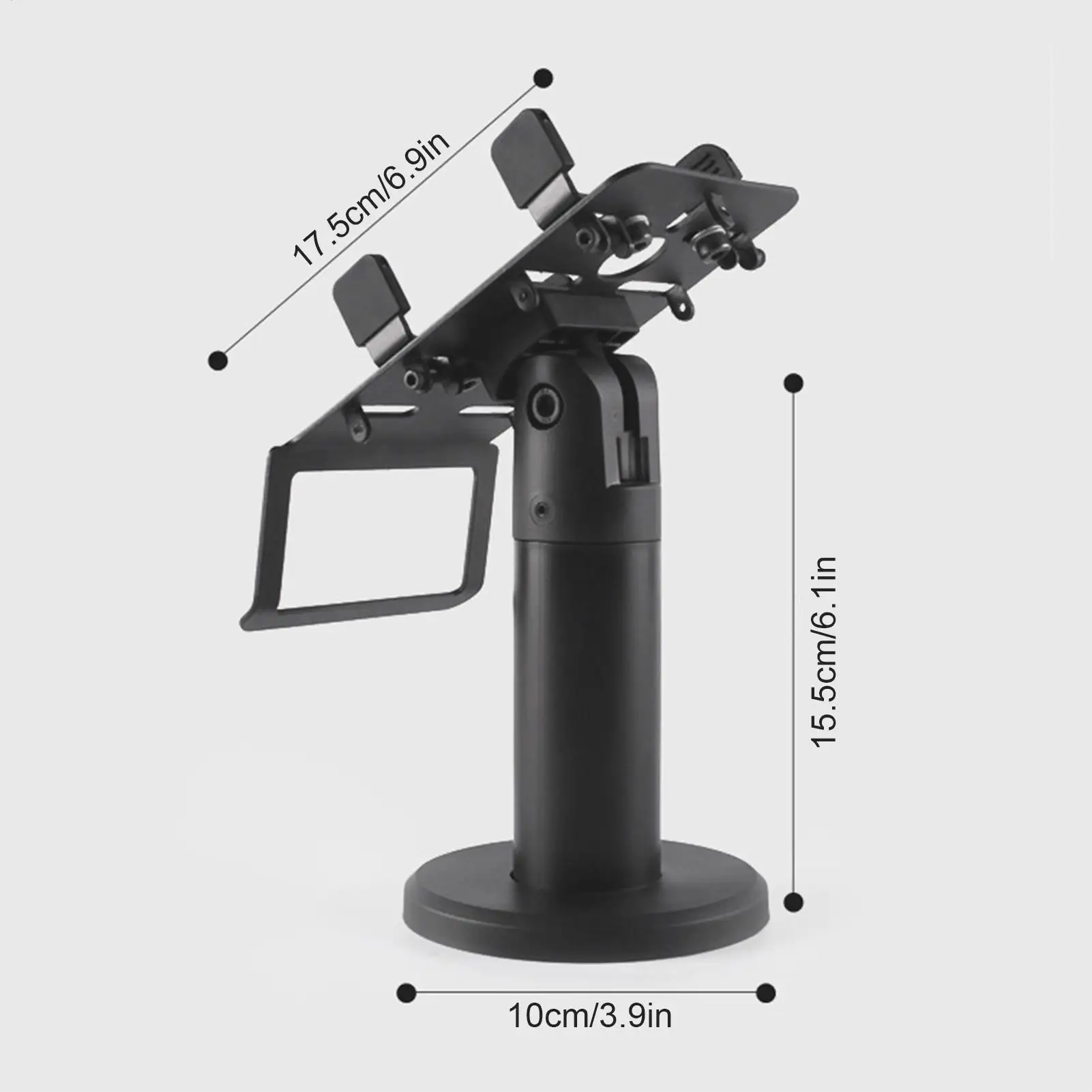 حامل POS يدور 360 درجة رف دعم مريح POS حامل عداد لقارئ بطاقات الائتمان محطة الدفع سوبر ماركت #6
