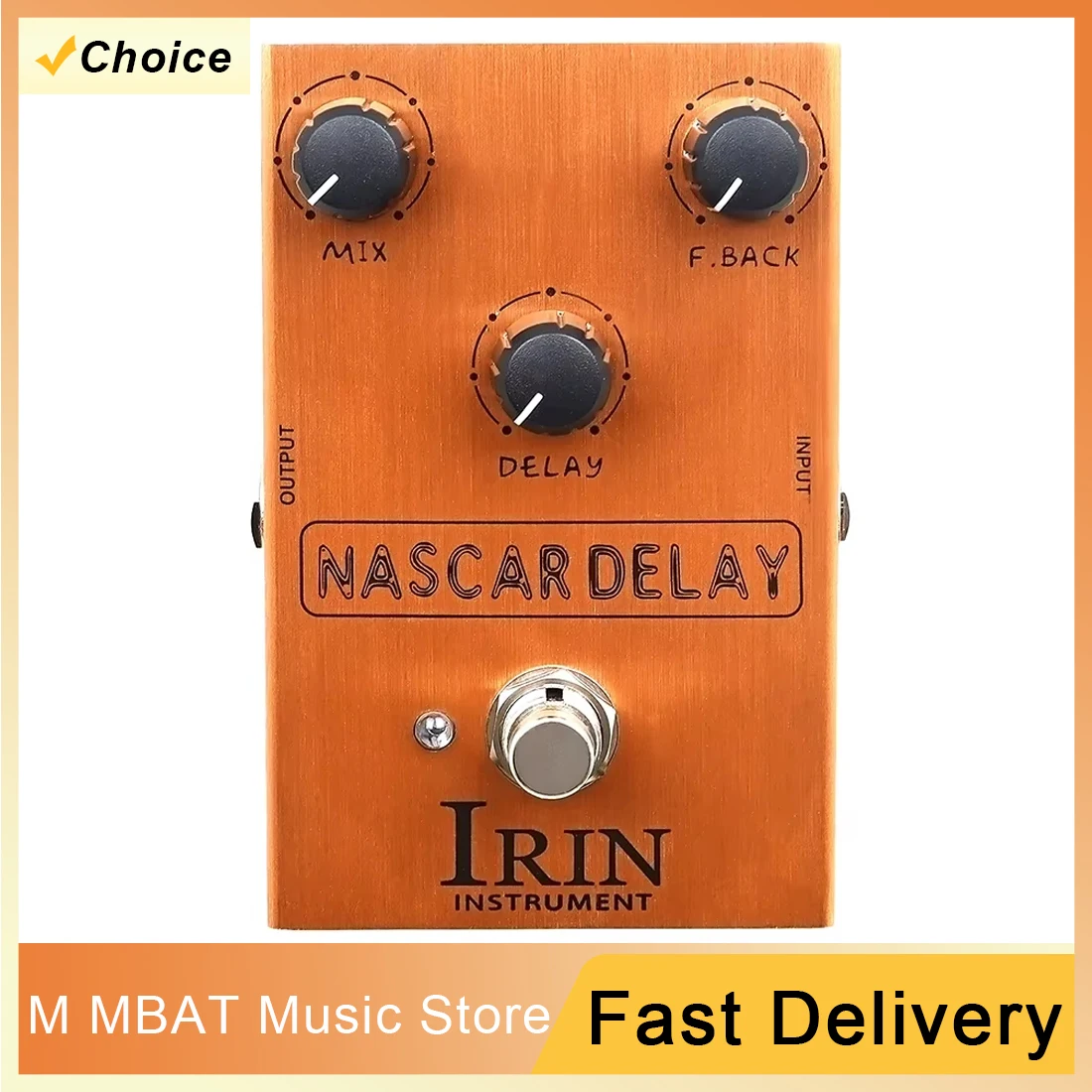

Guitar NASCAR Delay Effector for Electric Guitar Processor Classic BBD Vintage Delay Effect Guitar Accessories