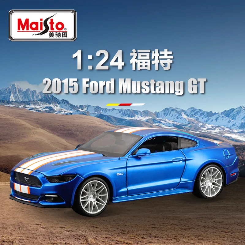 

Maisto 2015 Ford Mustang GT 1:24 Scale - Die-Cast Metal Car Model (Collector's Edition Display & Wholesale Toy