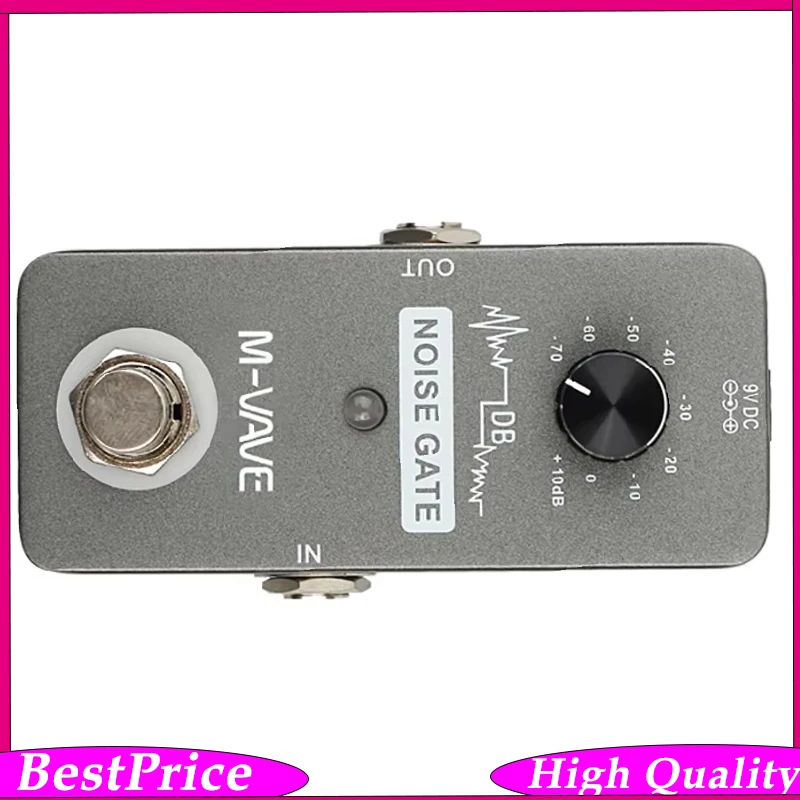 

M-VAVE Noise GATEGuitar Effect Pedal Recording Loop Delay Overload Reverb Guitar Single Block Effect Device Guitar Parts
