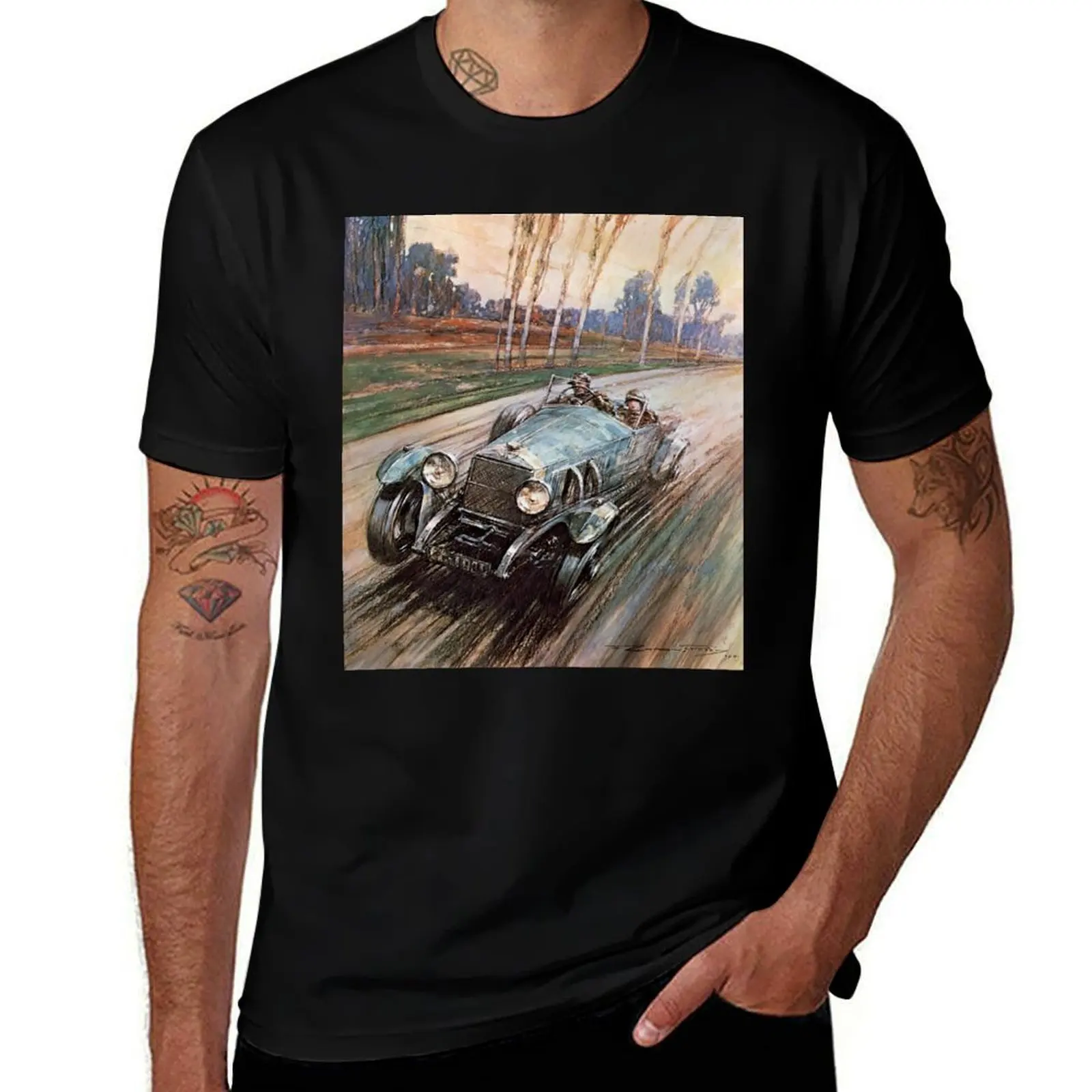 

S-Type Invicta 1928 – F. Gordon Crosby Elegance at Full Throttle T-Shirt clothes Personalized t-shirt t shirt men