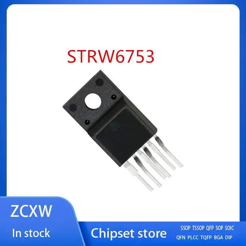 20PCS/LOT  NEW  STRW6753    STR-W6753   W6753    TO-220F-6