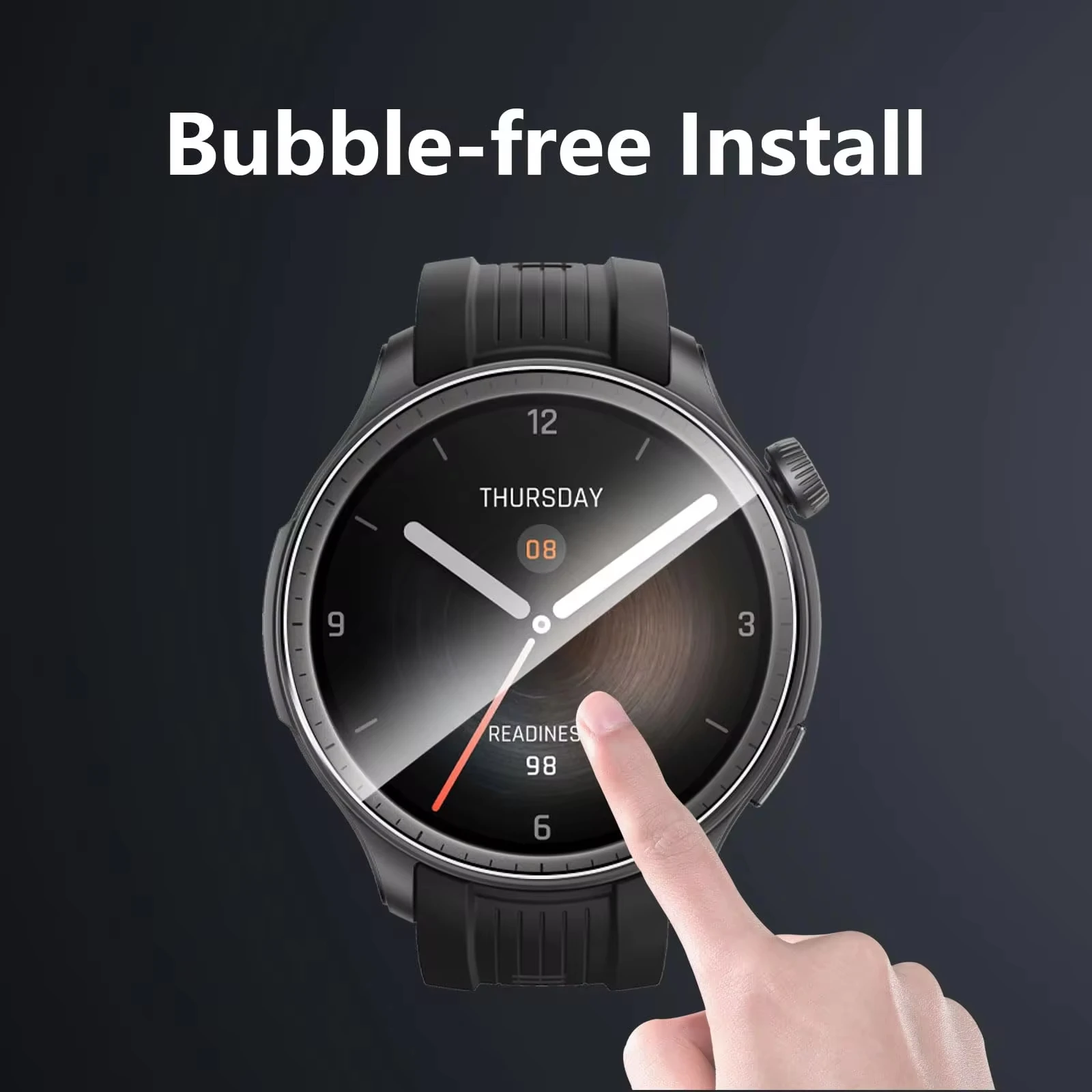 واقي شاشة من الزجاج المقسى لملحقات ساعة التوازن Amazfit المضادة للخدش لملحقات ساعة Huami Amazfit Balance