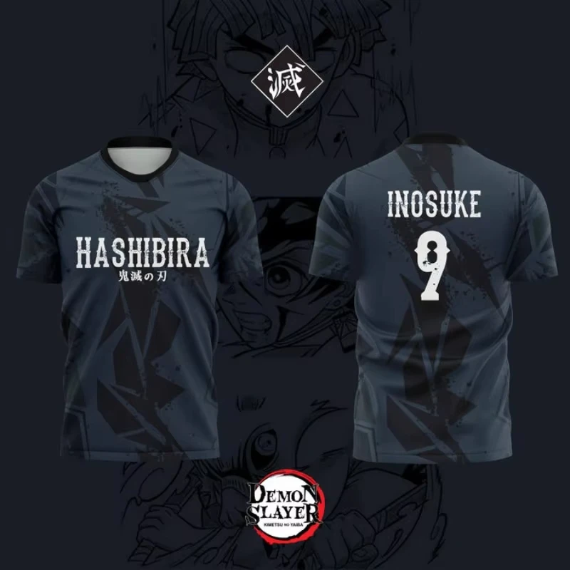 

INOSUKE Jersey Demon Slayer Adult and Children Summer Casual Fashion Anime 3D Printed T-shirt Role Playing Autumn Clothes