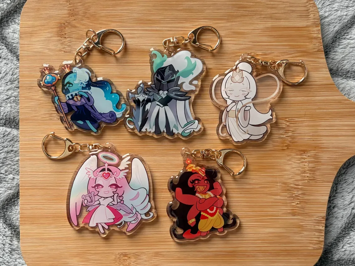 Virtue Cookie Keychains Customizable Engraved Keychains for Gifts