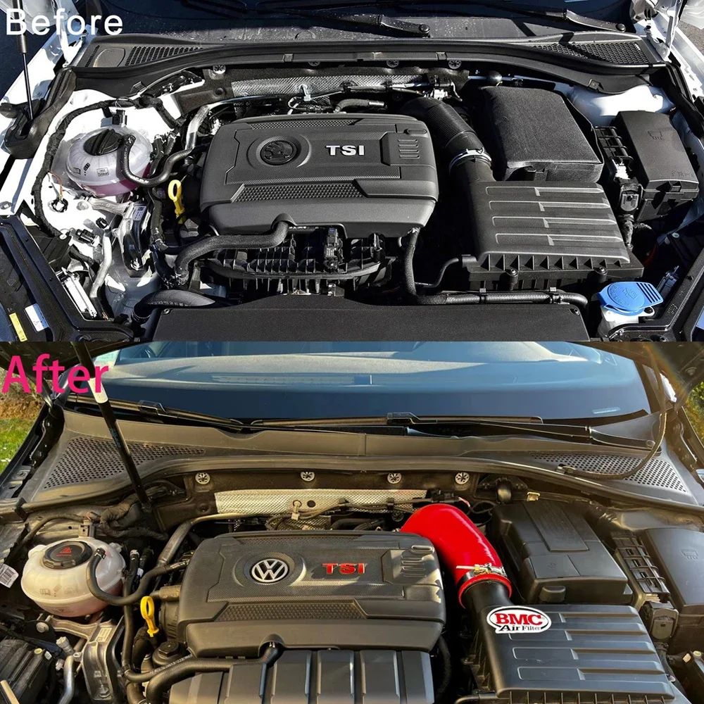Silicone Turbo Inlet Elbow Tube Performance Intake Hose Pipe For VW Golf MK7 GTI R Audi V8 MK3 A3 S3 TT MK3 2.0T 2014+