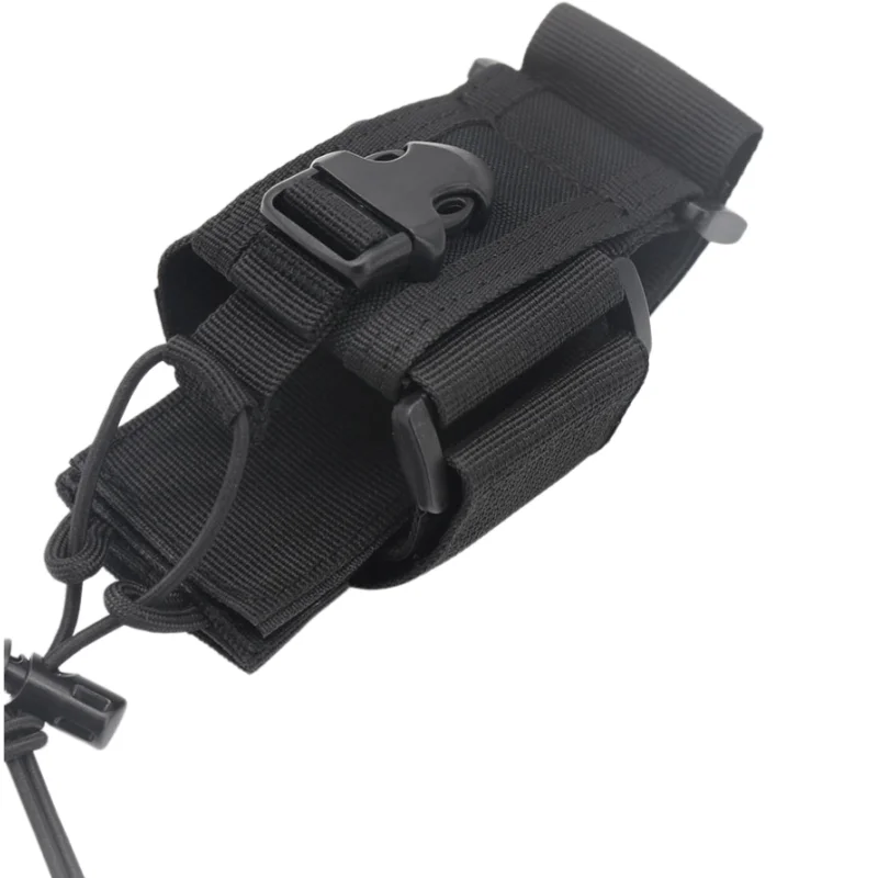 Molle Walkie-Talkie-Tasche Weiche Universalholsterung Drahtlose Funkgerätehalterung für Motorola-Stationen Schutzhülle für Kontaktgeräte – Detail 5