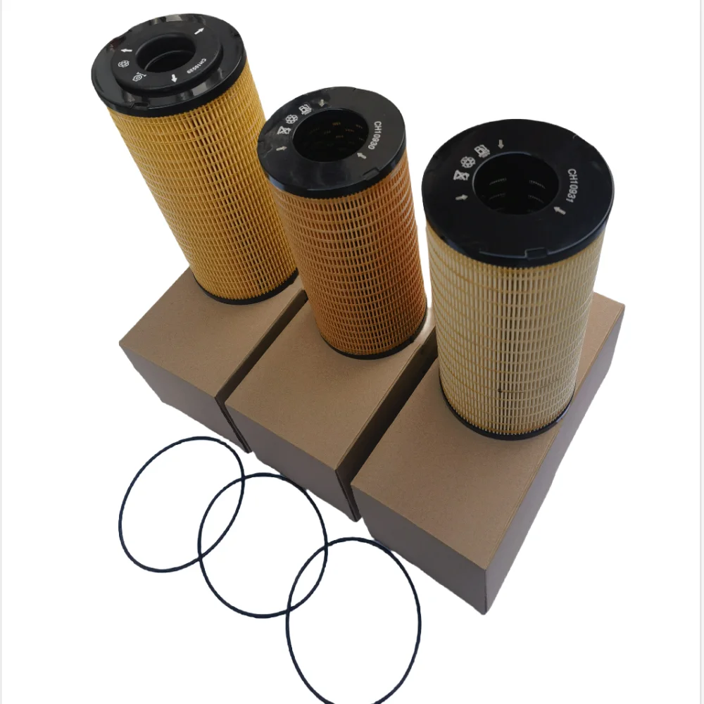 3Pcs CH10929 CH10930 CH10931 Fuel Water Separator Diesel Filter Elements For Perkins MGD06 MGE06 MGL06 Fuel Filter