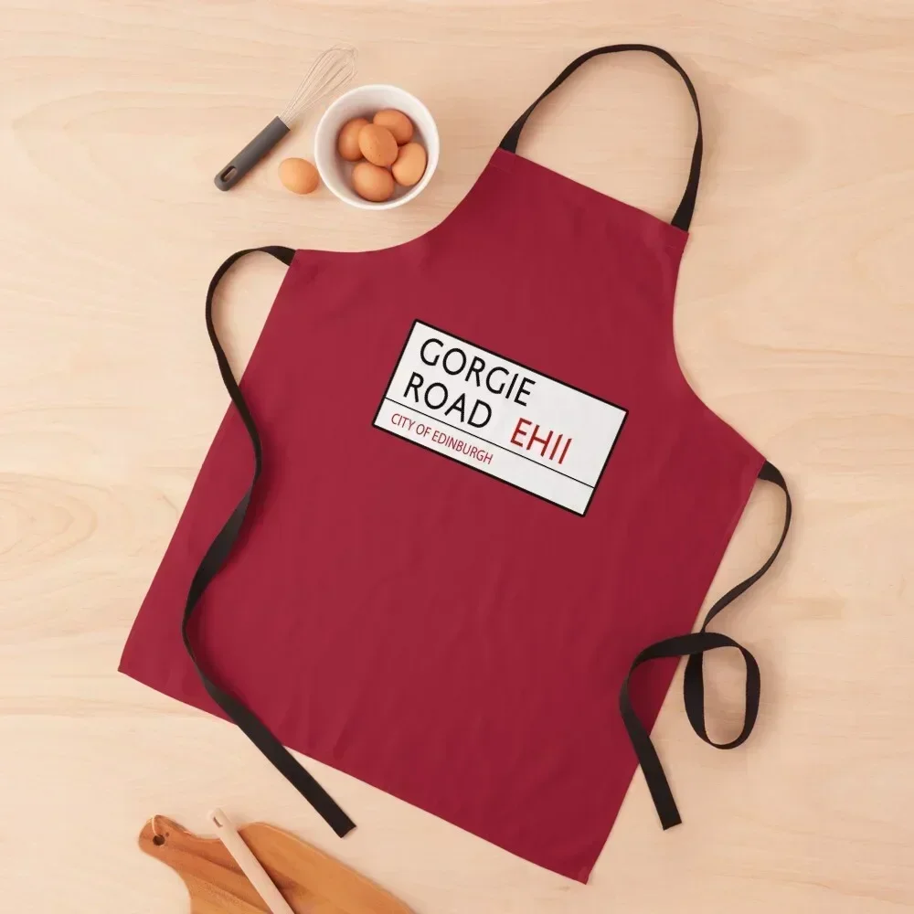 

Gorgie Road (Hearts) Apron kitchen and home Manicurists with personal logo Professional Barber Apron