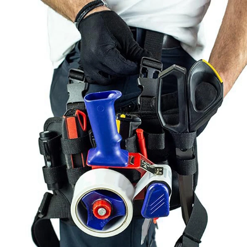 Bolsa de almacenamiento de herramientas multifuncional, Kit de herramientas de electricista, cinturón, llave de taladro, destornillador, bolsas de herramientas de Hardware