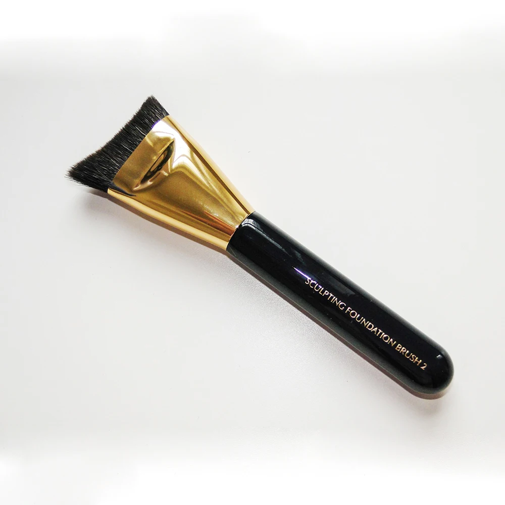 SCULPTING FOUNDATION Makeup BRUSH EL#2 - Unique Shaped Face Contour Cosmetics Brush Tool