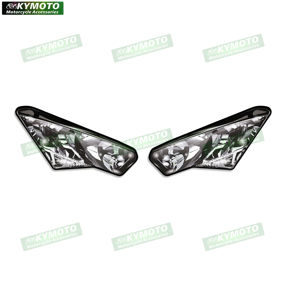 For NINJA400 EX 400 ZX6R (19-23) motorcycle accessories decals track version headlight stickers headlight protective film