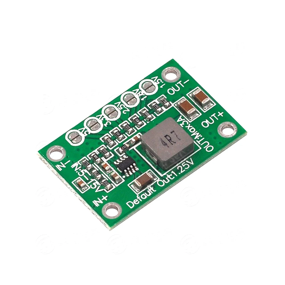 Modulo di alimentazione step down DC-DC Convertitore buck 3A DC da 5-16 V a 1,25 V 1,5 V 1,8 V 2,5 V 3,3 V 5 V Alimentatore step-down regolabile