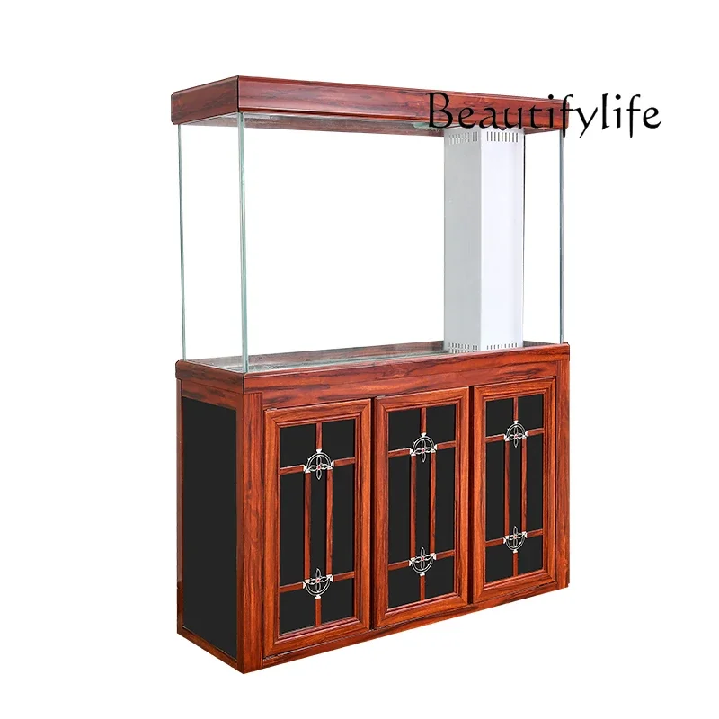 R Fish Tank Aquarium Living Room Ecological Arowana Tank Lazy Water-free Household Medium And Large Bottom Filter