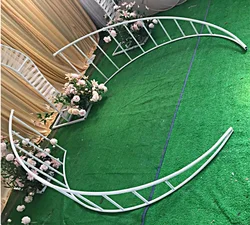 Wedding Arch Wedding Decoration Party Background Road Guide Stage Metal Arc Fence Background Frame Decoration