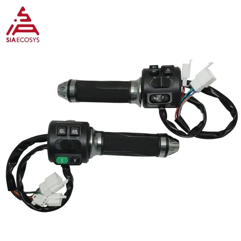 Hot Sale Z6 Electric Scooter Bike Handle Throttle With Combination Switch Made of Durable Plastic