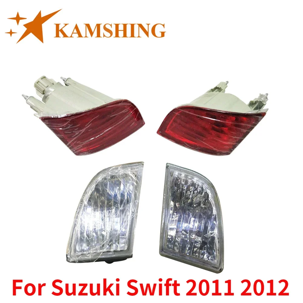 

CAPQX задний бампер, тормоз, фонарь для Suzuki Swift 2011 2012, отражатель, фонарь, противотуманная фара