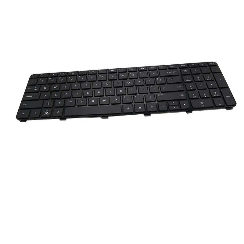 Teclado com Layout Americano para HP Envy DV7-7000 DV7-7304TX Cor Preta