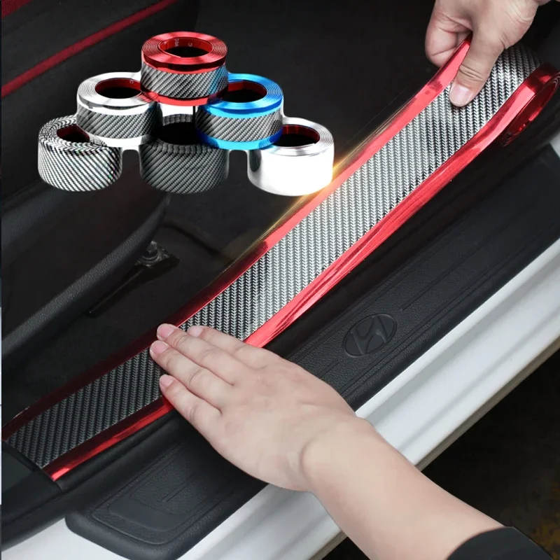 

Car Stickers Protector Film Car Door Edge Anti Scratch Door Sill Protect Carbon Fiber Bumper Anti-collision Stickers Car Styling