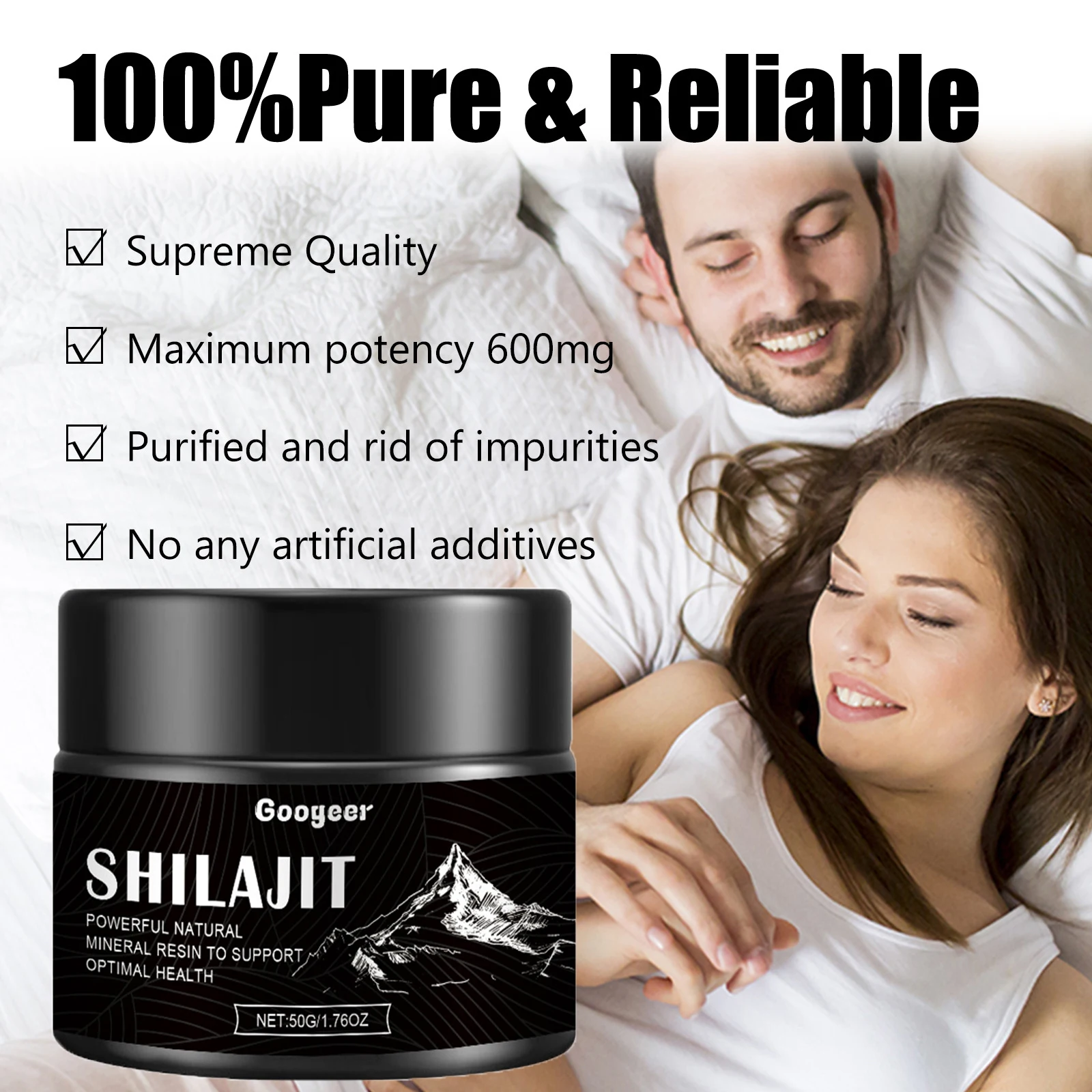 

50g Shilajit Resin Original Pure Himalaya Beauty Health Supplement Energy Boost