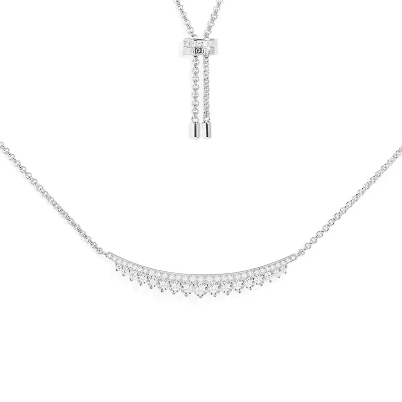 LI KI 925 Silver High Quality 2024 New Printemps Series Exquisite Moon Necklace Bracelet Earrings Ring For Women  Jewelry view 3
