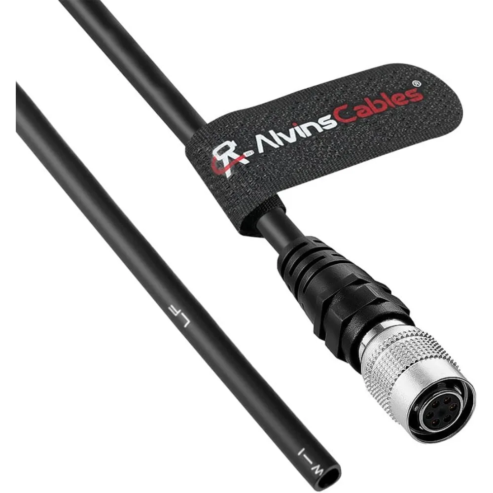 

Alvin's Cables HR10A-7P-6S Hirose 6 Pin Female to Open End Power I/O Cable for Sony CCD, Basler, Keyence, Cognex, Baumer6.6ft/2m