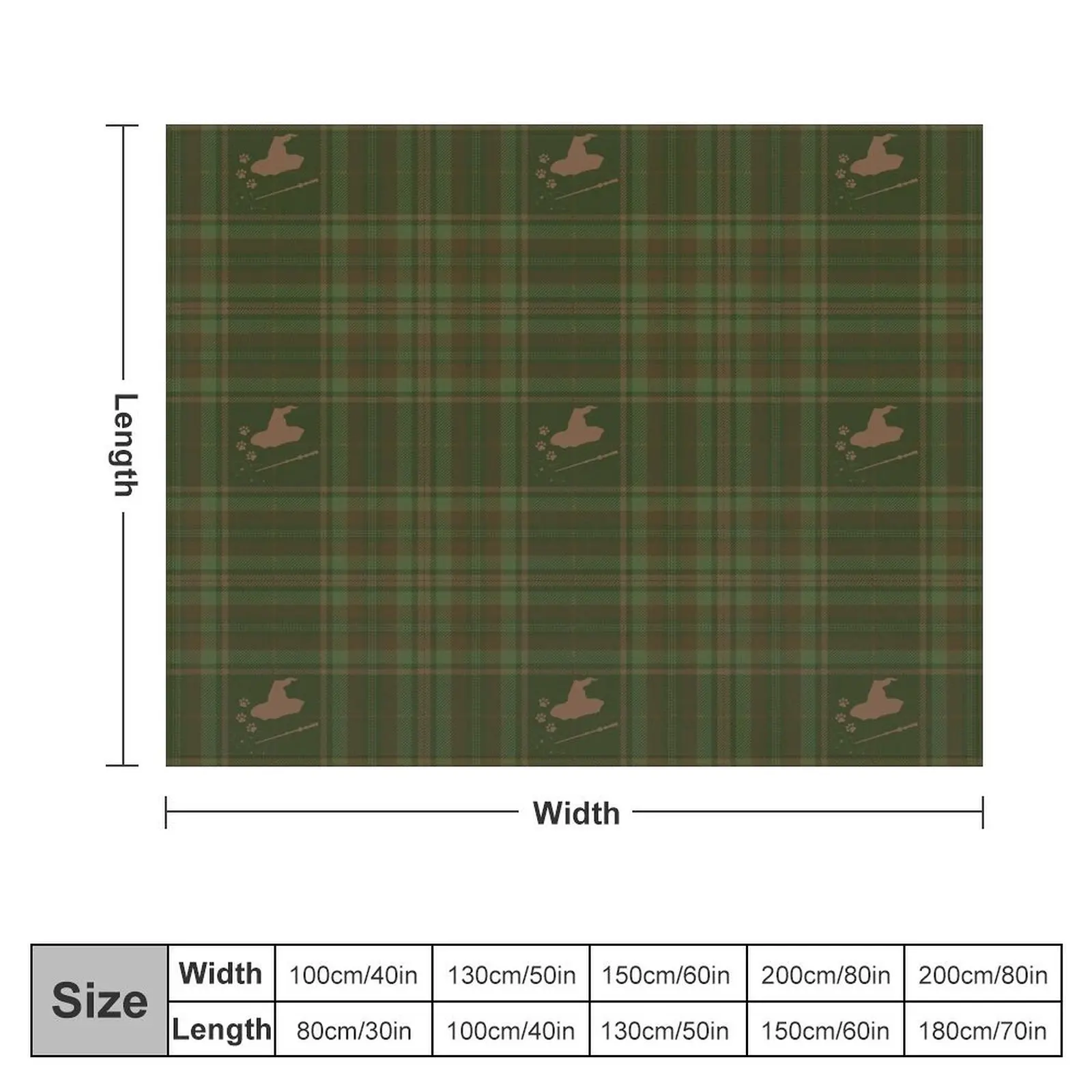 McGonagall Inspired Tartan Pattern Throw Blanket Polar valentine gift ideas Travel Blankets