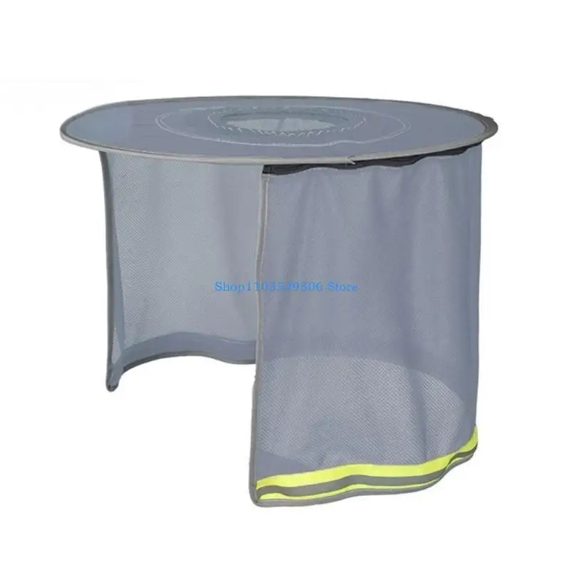 400A High Visibility Adjustable Sun Cover for Helmet Hat Lightweight Polyester Construction 4 Color