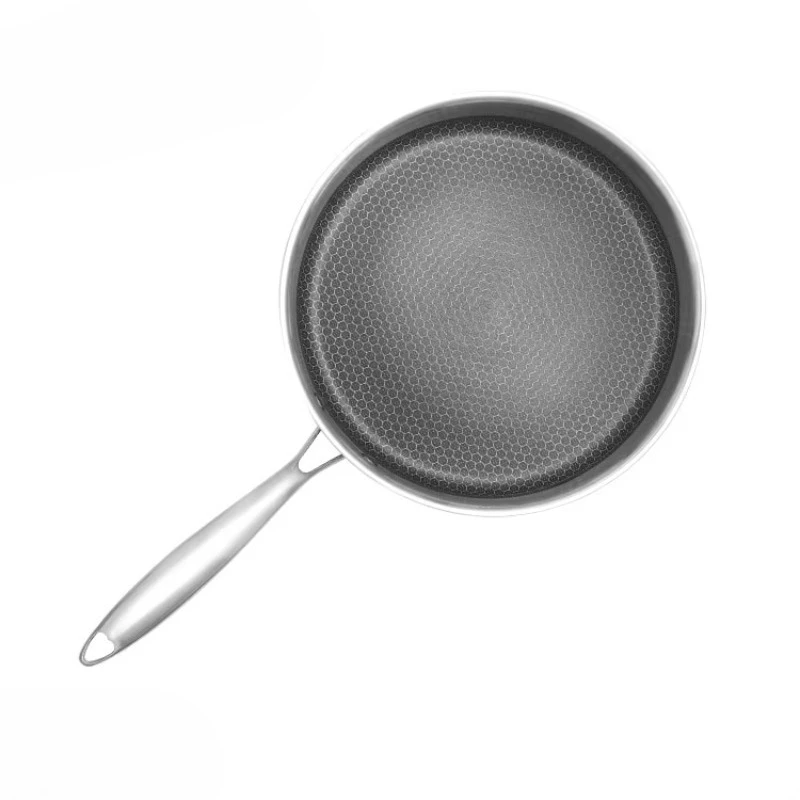 New design 304 stainless steel non-stick frying pan kitchen cooking pot