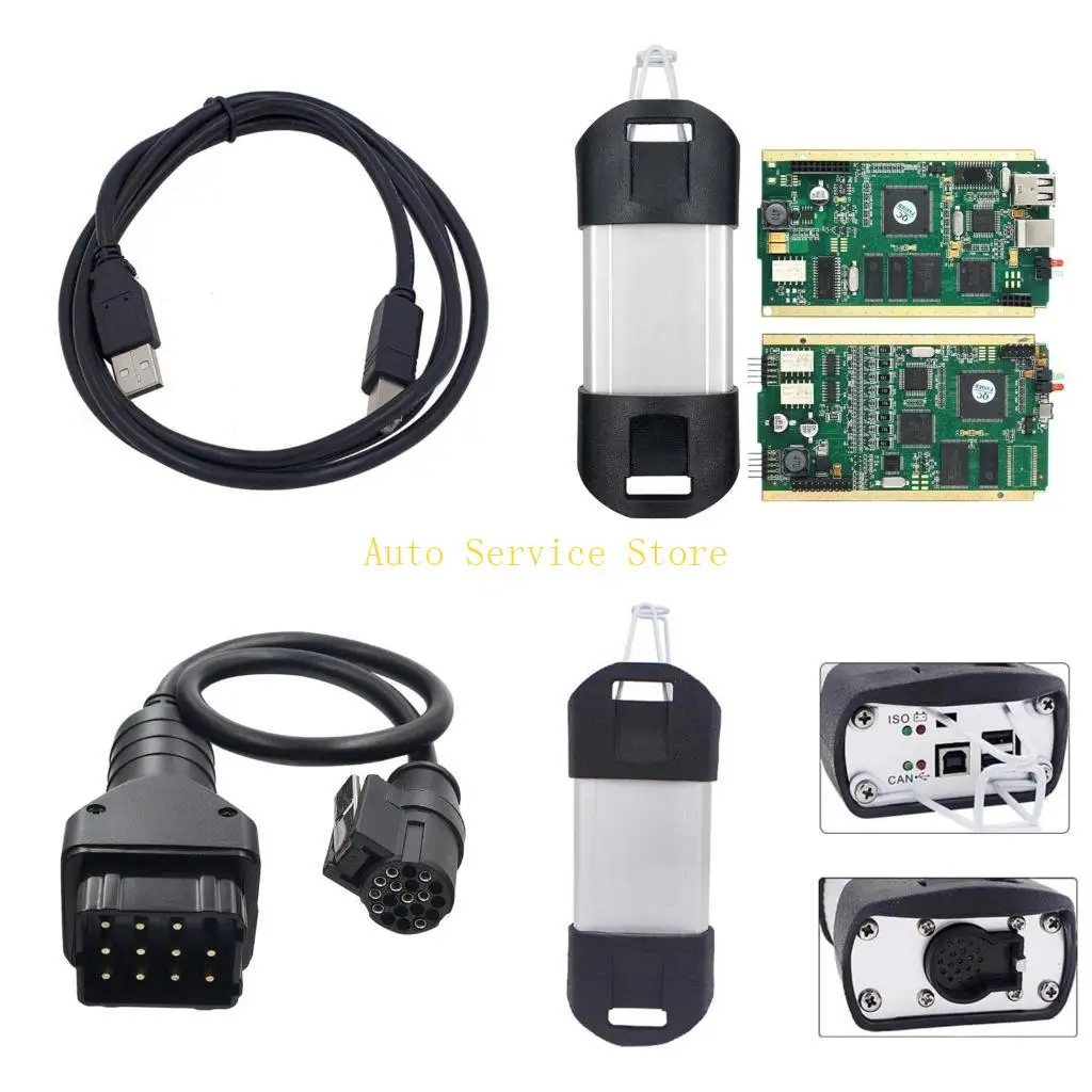 462A Can Clip V216 Software Car Diagnostic Interfaces Scanner OBD2 Tool Plug and Play