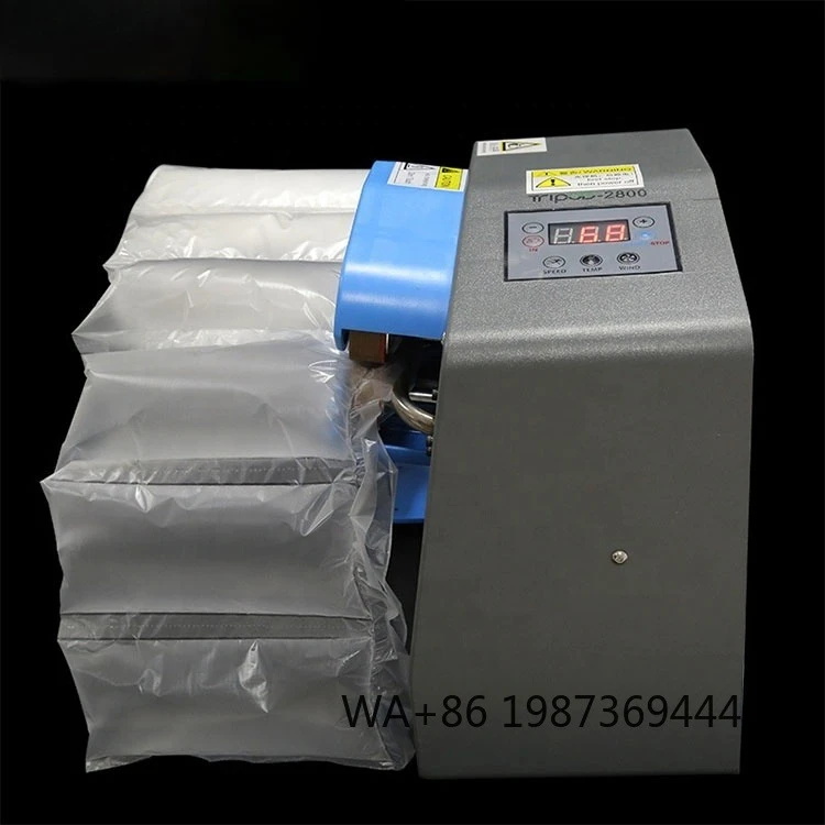 CE certified air cushion machine, inflatable bubble wrapper for e-commerce goods protection