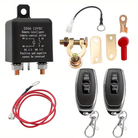 Automotive Relay Remote Car Control Battery Disconnect Anti-Theft with Dual Remote Control Switch Battery Switch Relay 12V