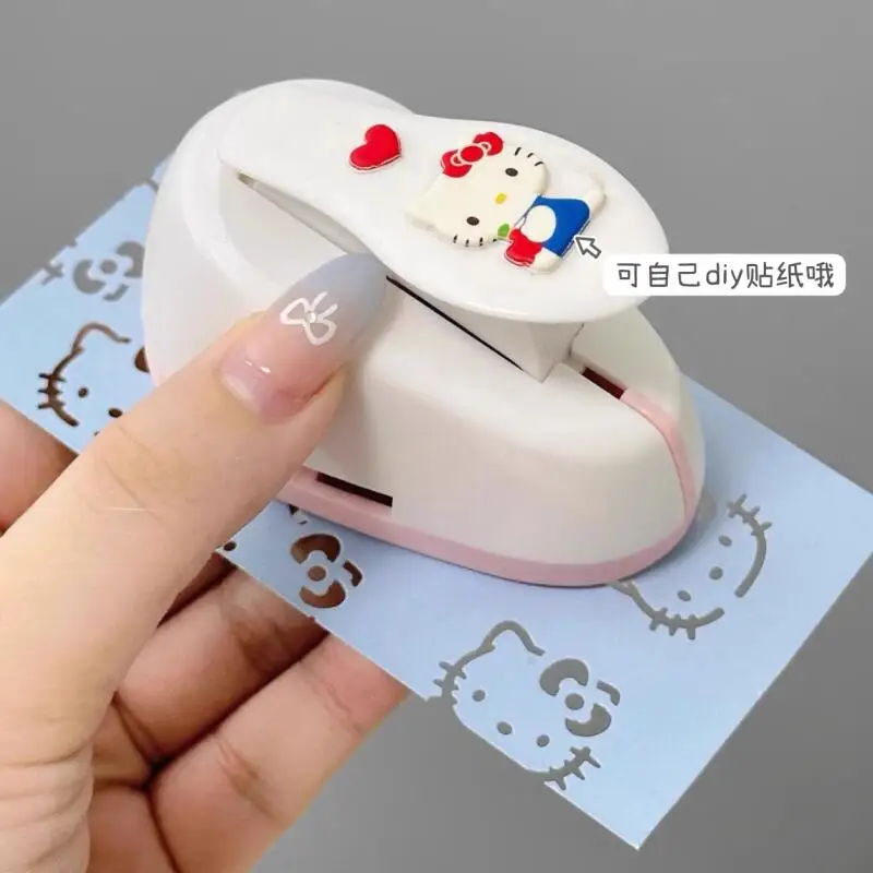 سانريو مرحبا كيتي آلة النقش كبيرة الحجم حساب اليد النقش نمط Diy بها بنفسك آلة طباعة المواد اليدوية الهدايا