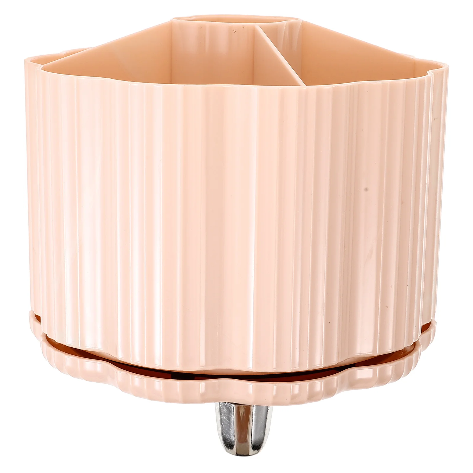 

Multi-Grid Rotatable Makeup Brush Holder 360 Degree Rotation Organizer Vanity Brush Storage Cup Rotating Pen Holder