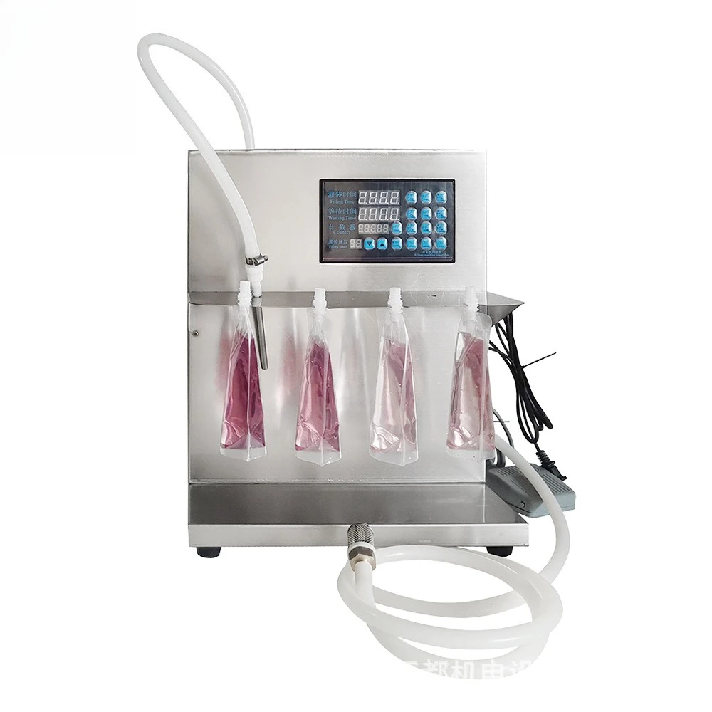 

Stand-up bag Soy milk bag Juice self-priming bag filling machine