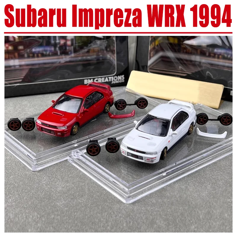 

BM 1/64 Subaru Impreza WRX 1994 Alloy Toy Diecast Metal Model Gift