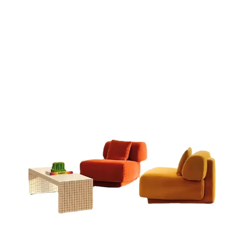 

Sofa Nordic living room curved concubine sofa designer Internet celebrity personalized sofa