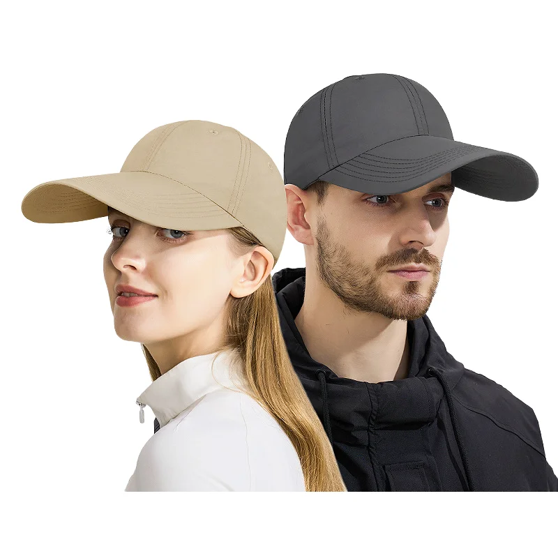 Extended and widened eaves waterproof quick drying hat for men and women fishing, sun protection, baseball cap