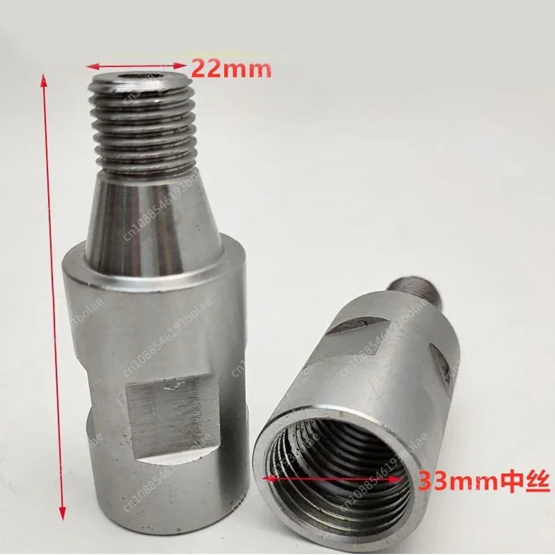 new Conversion variable thread connector M32-M22 1 1/4UNC 1/2-20UNF core drill pipe connections thread coupling exchange adapter