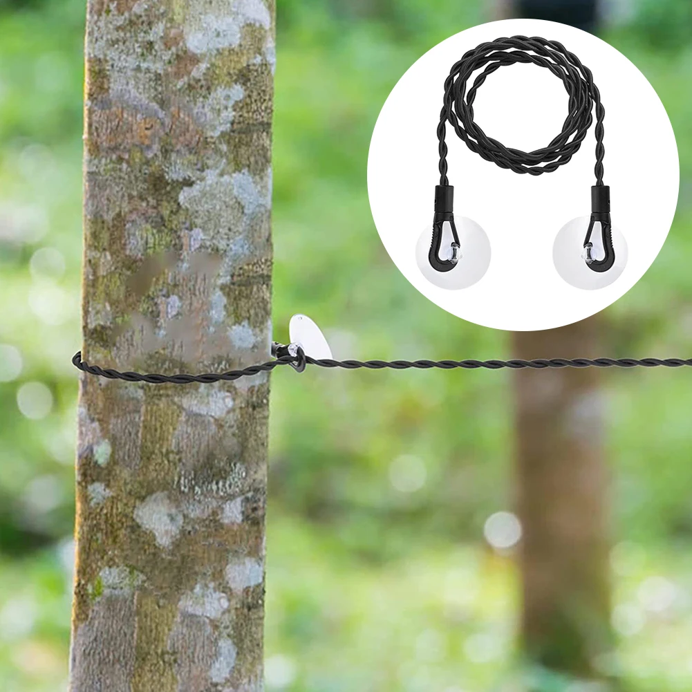 Camping Retractable Clothesline With Hook Suction Cup Clothes-Drying Rack Weather-resistant Laundry Line For Bathroom Outdoor