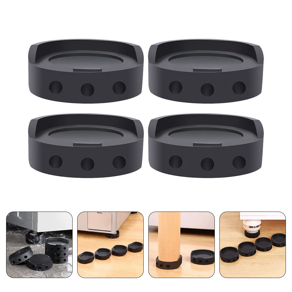 4 Stück Gummi-Möbel-Erhöhungs-Anti-Stoßfeste Pads für Sofa, Waschmaschine, Kühlschrank, Matten, verschleißfest