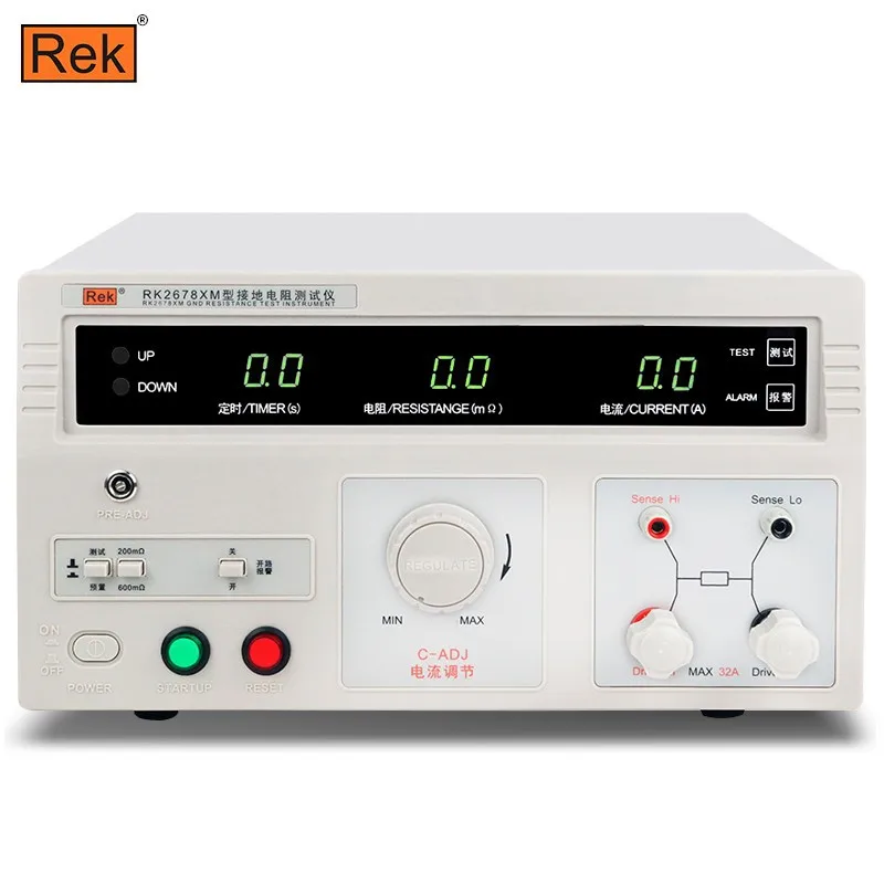 

Merrick RK2678XM Grounding Resistance Tester 32A Electrical Equipment Resistance Detection 200mΩ Resistance Meter
