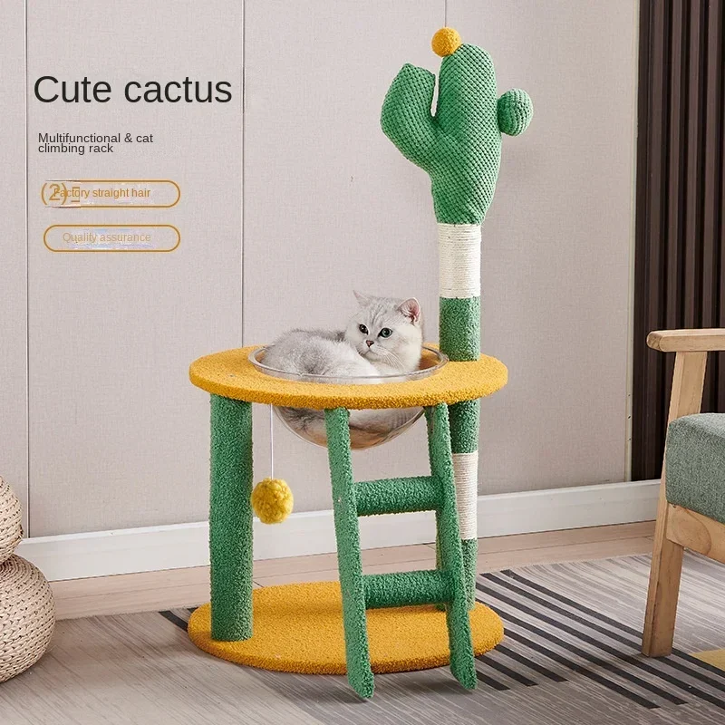 Forniture per gatti Pet Cactus Crawler Pet Supplies nido Cat Scratch Board albero veicolo spaziale Cat Tree Tower Furniture