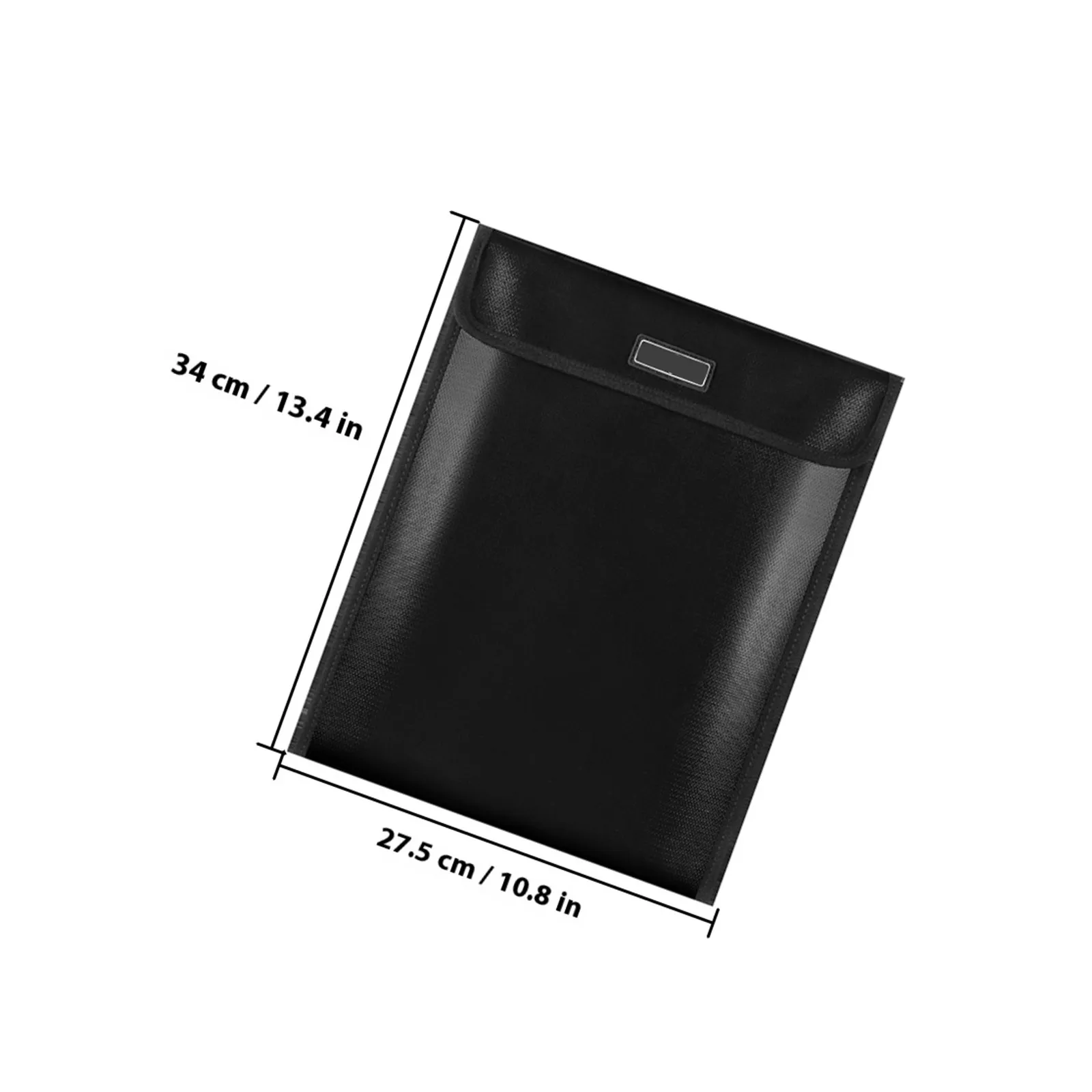 1Pcs Fireproof Document Bag Fire Resistant 1000 Degree Explosion Proof Silicone Fiberglass Cloth Waterproof File Pouch Security