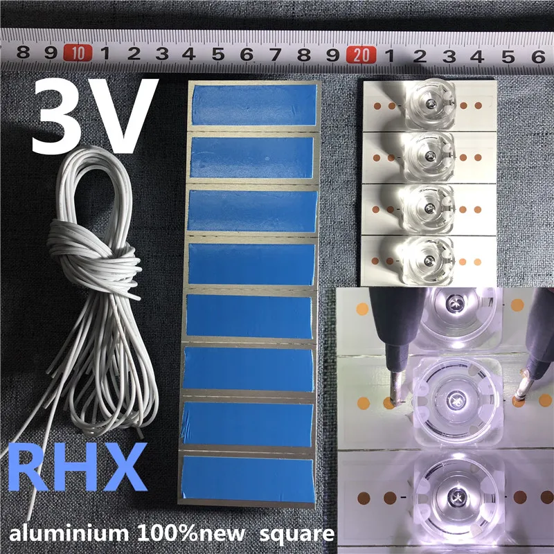 Barra LED 3V 6V 3030 Per TV Lcd, Lente Concava, Lente Convessa, Barra LED Per Retrofit Lcd, Barra LED Per Retroproiezione TV-image