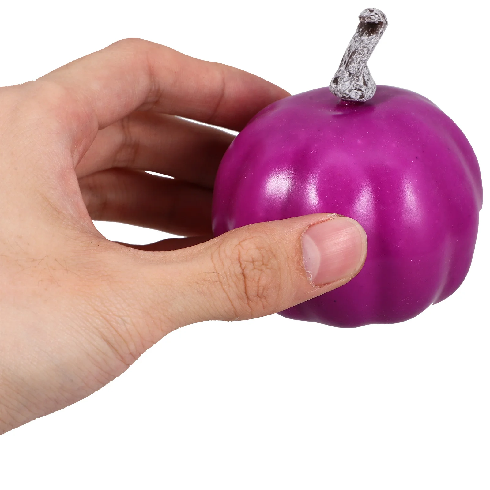 

12Pcs Artificial Realistic Foams Mini Pumpkins Colorful Pumpkin Decor Halloween Fall Tabletop Decorative Props