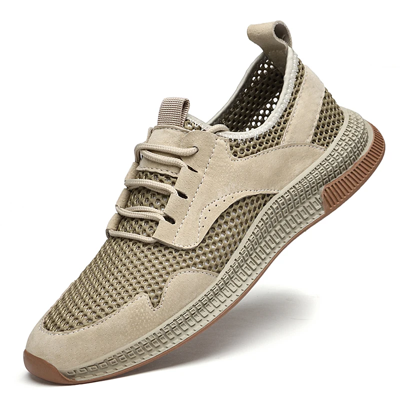 

Lightweight Breathable Men's Mesh Casual Shoes Anti Slip Outdoor Beach Camping Shoes Men's Sports Hiking Shoes High-quality New