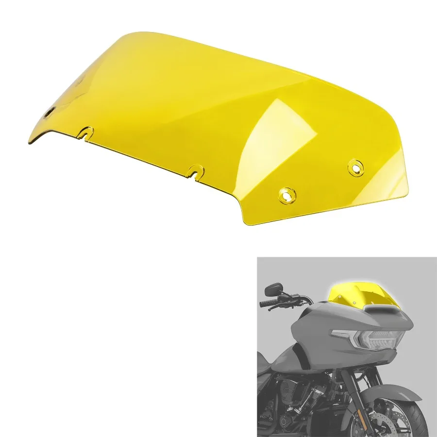 

Желтое переднее лобовое стекло подходит для Harley CVO Road Glide FLTRXSE 2023-25