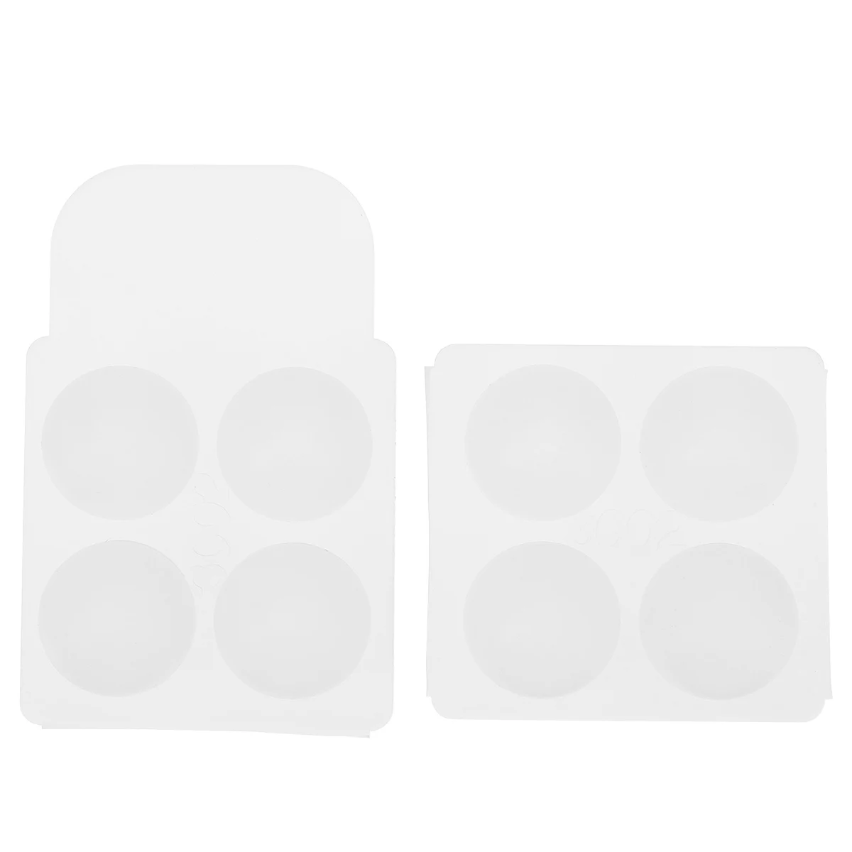 

2pcs Silicone Mold Diy Resin Crafts Halloween Skull Design Jewelry Making Kit White Easy Wash Durable Environment Friendly Gift